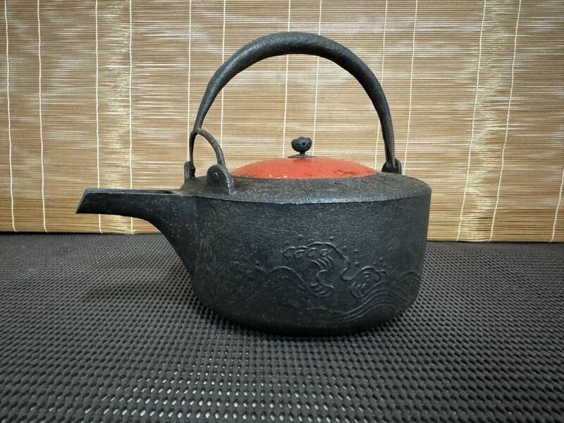 鉄瓶 急須 茶道具 煎茶道具 金属茶器 工芸 湯沸 アンティーク　骨董　A-046