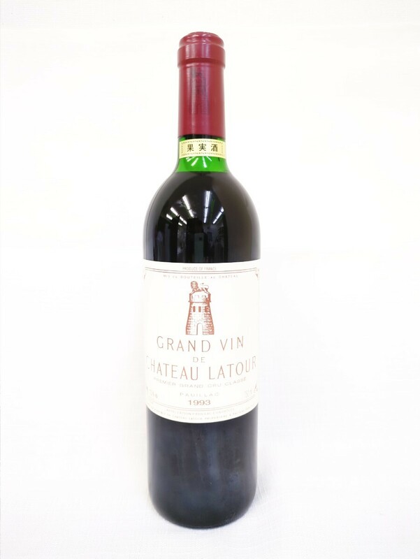 【未開栓】ワイン　CHATEAU LATOUR 1993年（シャトー ラトゥール） 750ml　12.5％未満　 ボルドー