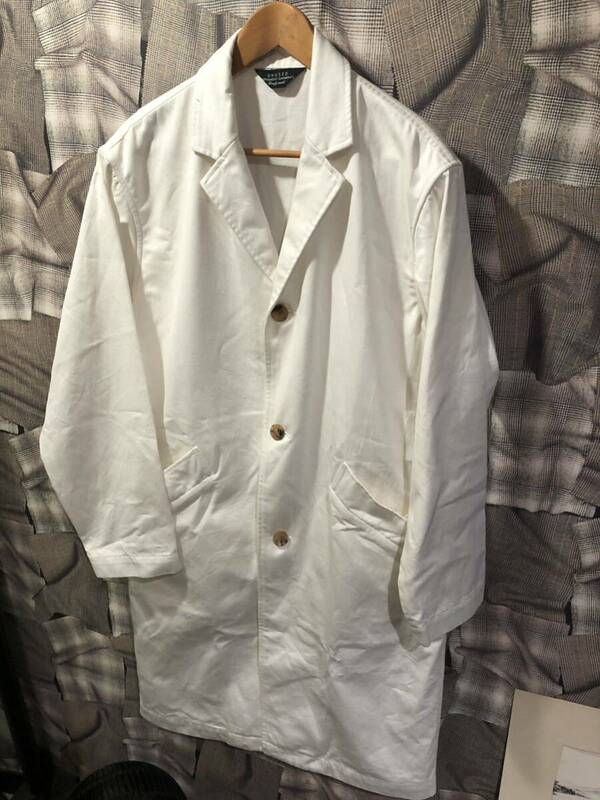 UNUSED アンユーズド shop coat ショップコート US1800 サイズ1 ホワイト　FK