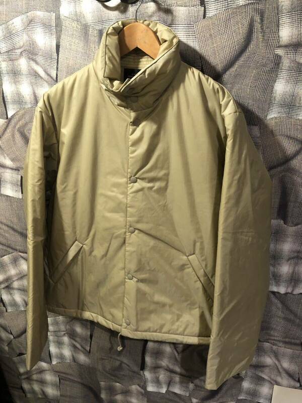 定価42900円 UNUSED アンユーズド Coach Jacket コーチジャケット US2062 サイズ1 ベージュ　FK