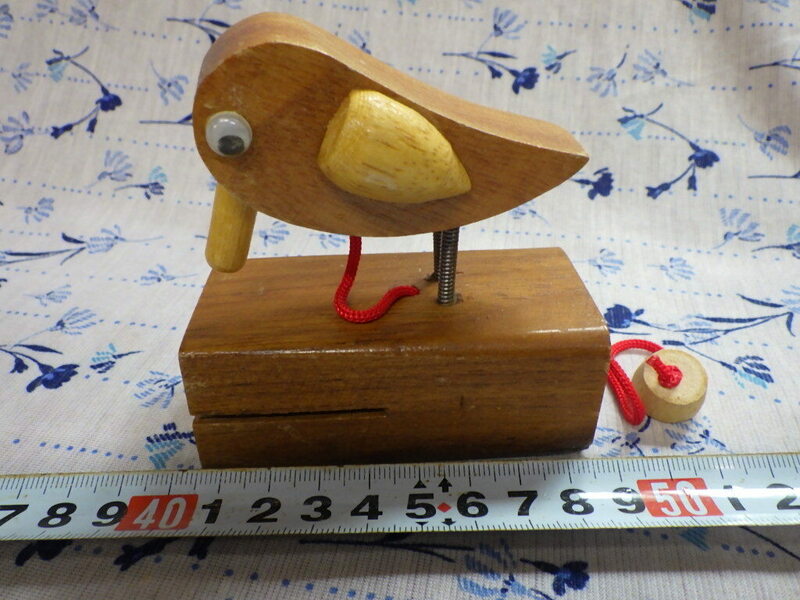  OZ1132☆木彫りのカチカチ鳥☆カチカチ鳥☆ドアノック☆ドアノッカー☆ノック☆木彫り☆木製☆タイ製♪ 