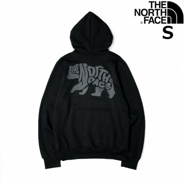 売切り【正規新品】THE NORTH FACE◆TNF BEAR PULLOVER HOODIE パーカー US限定 2023最新 ベアー グラフィック 裏起毛(S)黒 181130-33