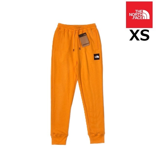 売切り【正規新品】THE NORTH FACE◆BOX NSE JOGGER ジョガーパンツ ロング US限定 ボックスロゴ 裏起毛 アウトドア(XS)オレンジ 190110-5