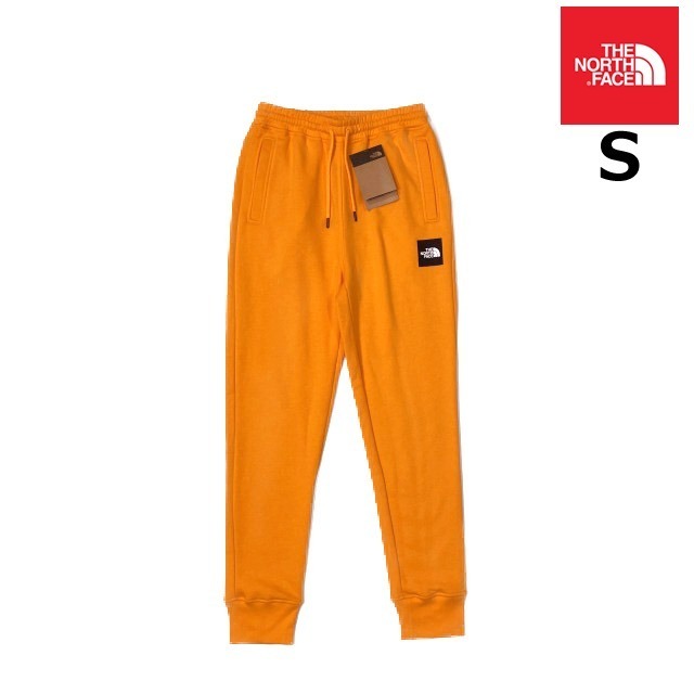 売切り【正規新品】THE NORTH FACE◆BOX NSE JOGGER ジョガーパンツ ロング US限定 ボックスロゴ 裏起毛 アウトドア(S)オレンジ 190110-5