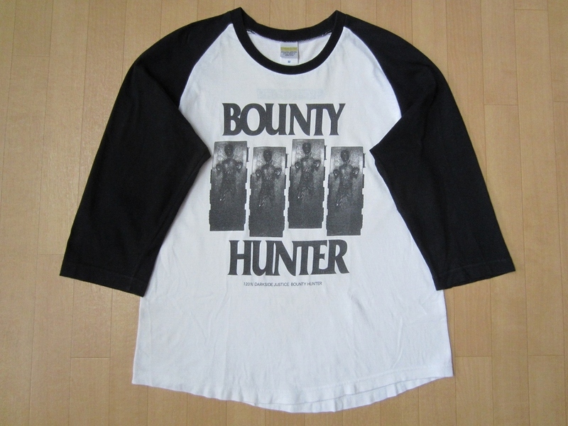 CHALLENGER BOUNTY HUNTER PROTOTYPE Black Flag Han Solo in Carbonite七分袖TシャツMチャレンジャー バウンティーハンター STAR WARS BXH