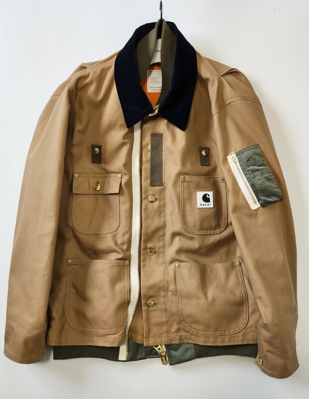 sacai x carhartt WIP ma-1 jacket Michigan size 1 サカイ カーハート ミシガン