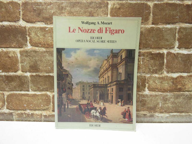 オペラ ボーカルスコア / フィガロの結婚 / モーツァルト / リコルディ社 LE NOZZE DI FIGARO Mozart RICORDI 声楽 楽譜 その2 ◯【958mk】