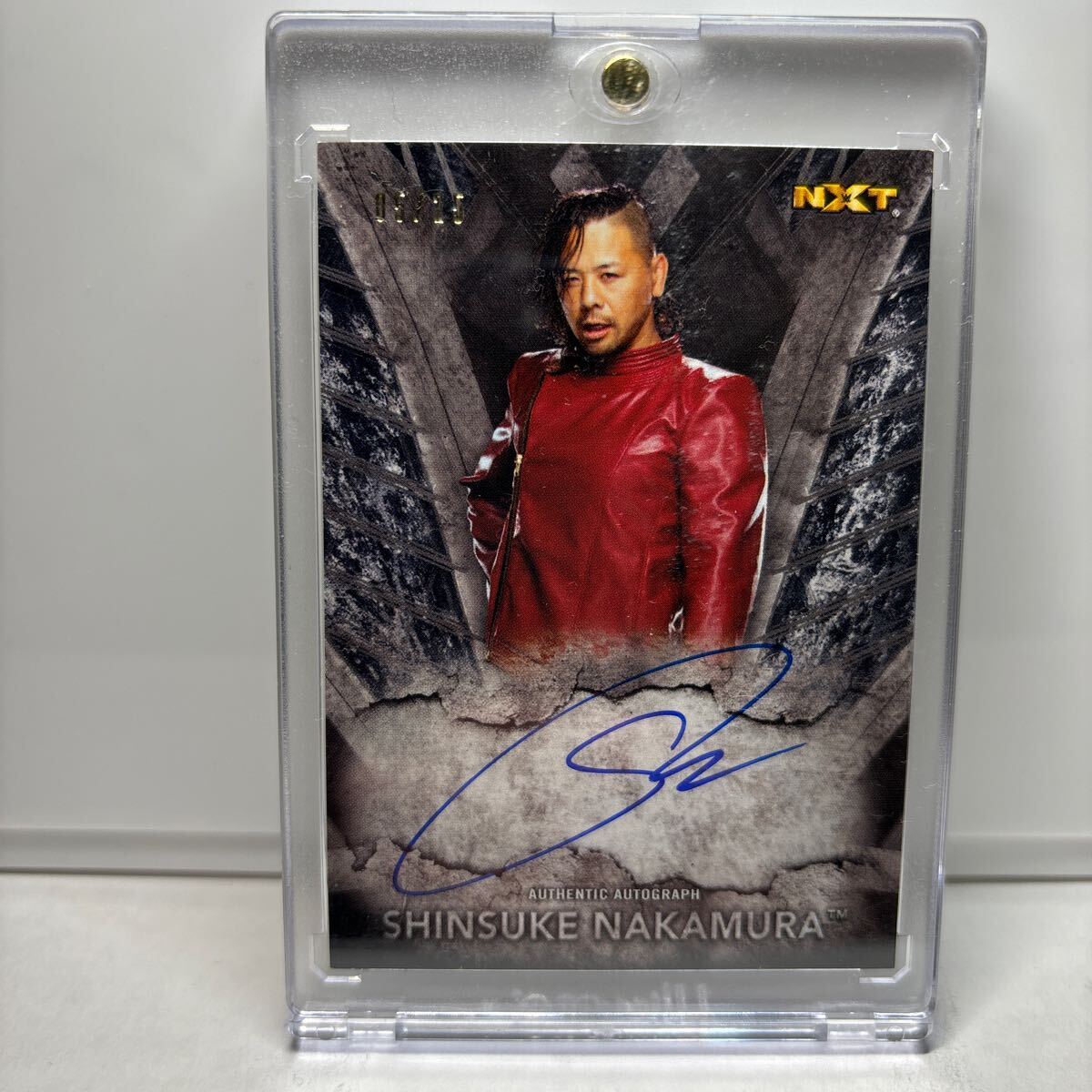 【少シリ　/25】 中邑真輔　Shinsuke Nakamura /25 直書き　Auto サイン 2016 Topps WWE NXT 【検索ワード プロレス BBM EPOCH 】