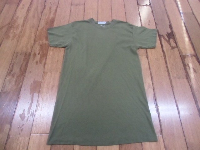 D-32 ミリタリー サバゲー コンバット アメカジ トレーニングシャツ 米軍放出品 DUKE MARINE USMC OD アンダー Tシャツ 送料198円