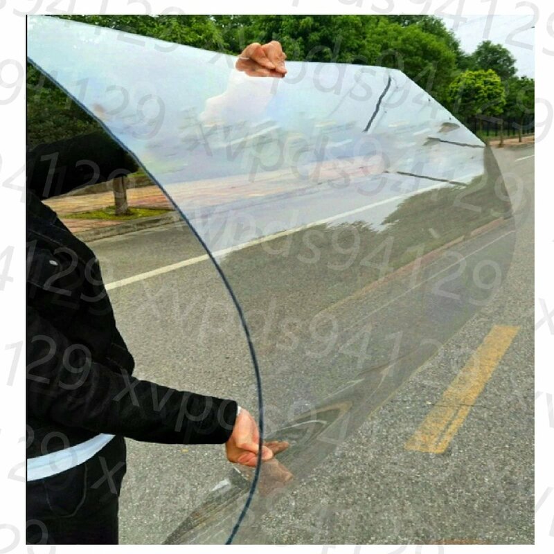 透明アクリル板 ポリカーボネートプラスチックシート 厚さ1.2mmの屋外キャノピーサンパネル 庭の温室用防水PC耐久ボード (1.0x20m)
