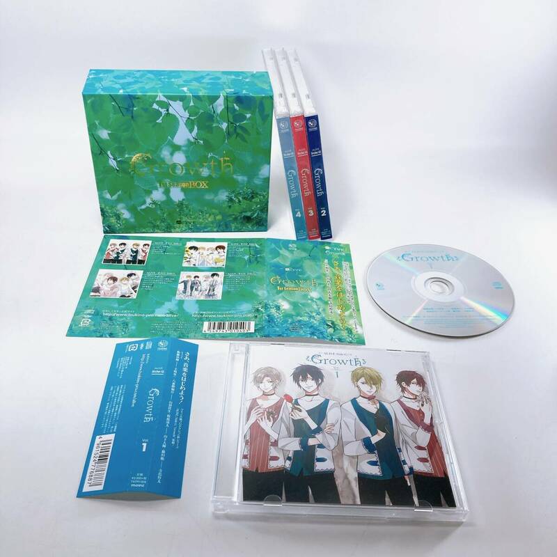 【帯付美品】ツキプロ ALIVE Growth 1st season BOXドラマCD 楽曲4枚組セット