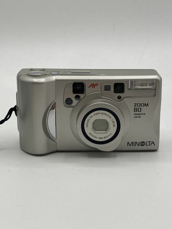 MINOLTA ミノルタZOOM 80 フィルムカメラ　中古品　カバー付き