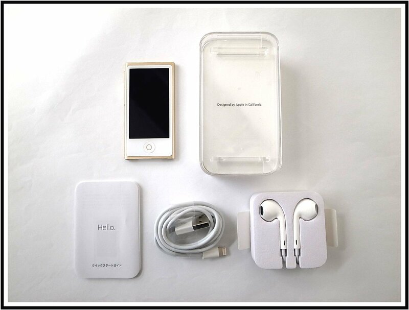 4453T　Apple アップル　iPod nano アイポッド ナノ　第7世代　A1446　MKMX2J　16GB　ゴールド　動作確認済み