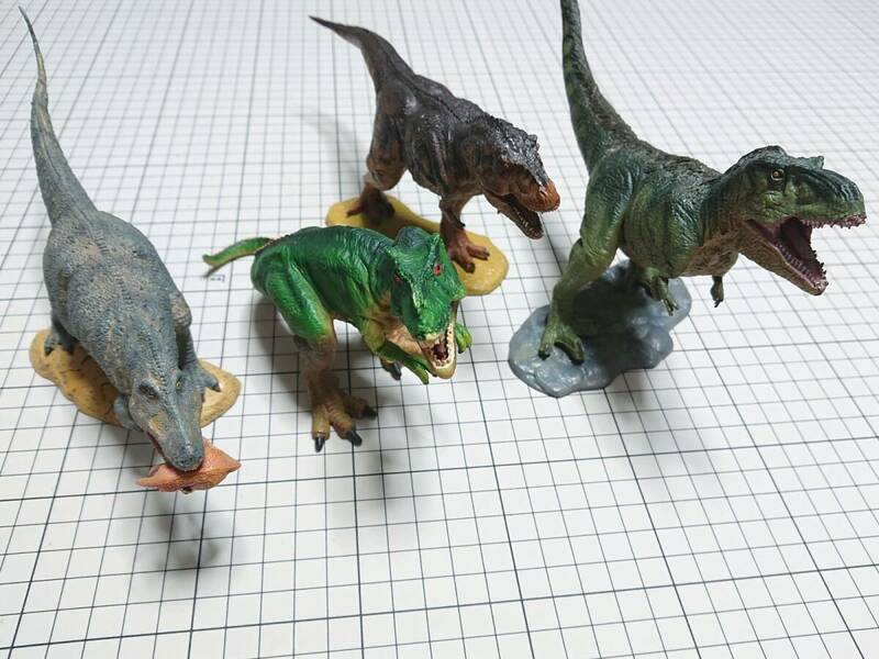 テラノサウルス 4体 Collecta/フェバリット/Favorite/サファリ/Safari
