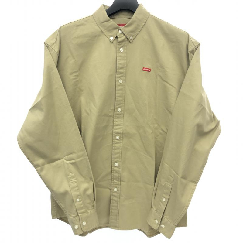 【中古】Supreme 23SS Small Box Shirt M ベージュ シュプリーム スモール ボックス シャツ[240066140538]