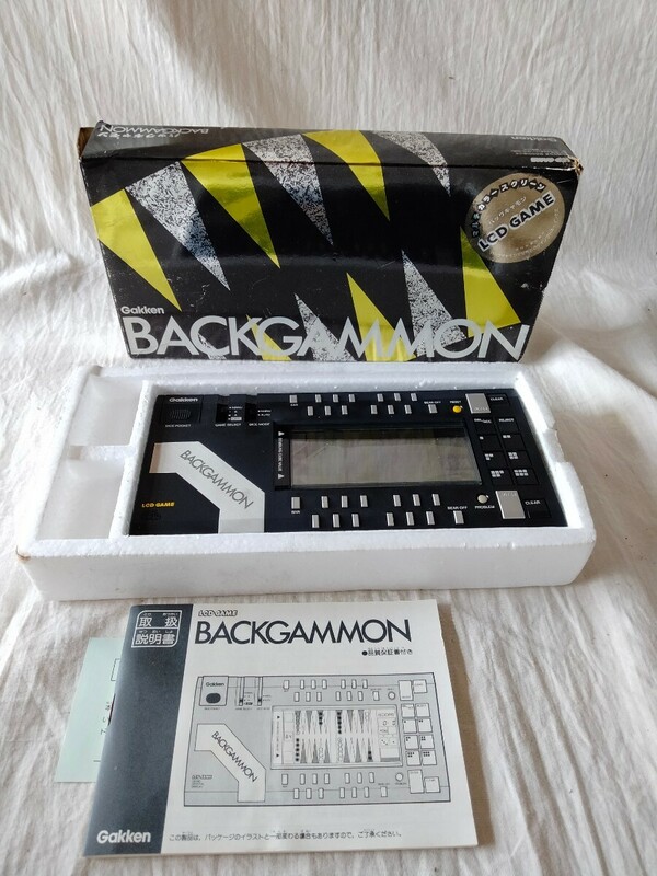 学研の LCDゲームBACKGAMMON(バックギャモン)　未使用