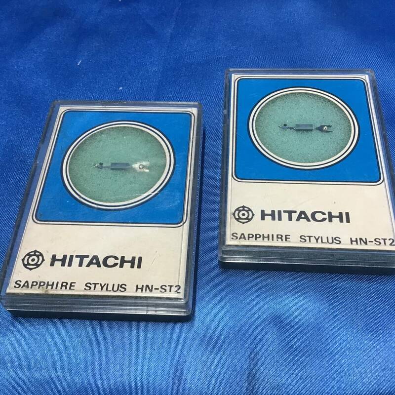 未使用 HN-ST2 2個セット サファイヤ針 HITACHI 日立 日立レコード針 交換針 デッドストック品