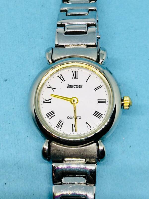(F06)気品の2針(*'▽')シチズン・ベガジャンクション（電池交換済み）シルバー・レディス腕時計USED（送料全国一律185円）素敵な時計です。
