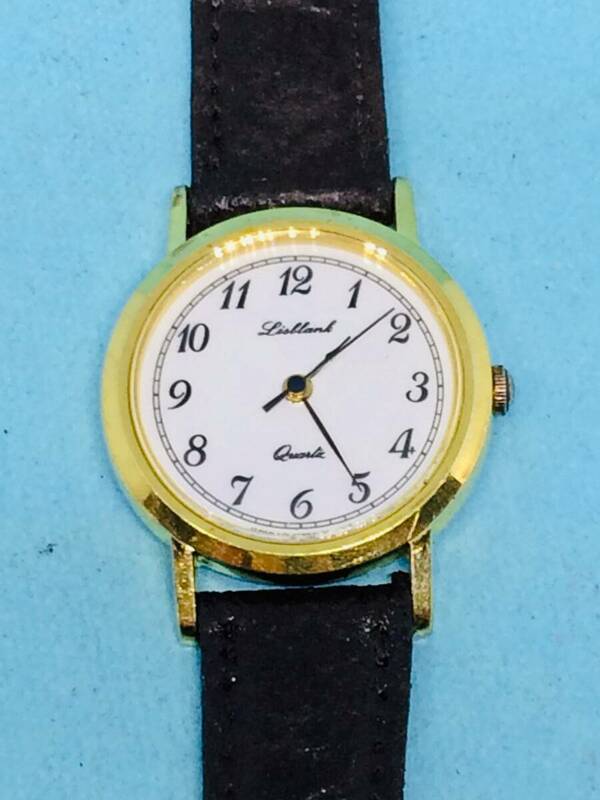 (F09)オリエント好きな方(*'▽')オリエント・リブラン（電池交換済み）GPゴールド・レディス腕時計USED（送料全国一律185円）素敵な時計。