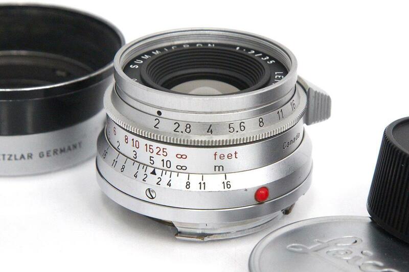 並品｜ライカ Summicron-M 35mm f2.0 1st 8枚玉 シルバー CA01-A7479-2M3B ズミクロン ライツ leitz 単焦点 レンズ Mマウント ドイツ製