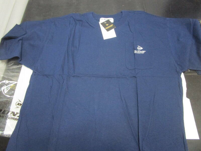 T.350.5～DUNLOP Tシャツ 色.ネイビー L サイズ 新品