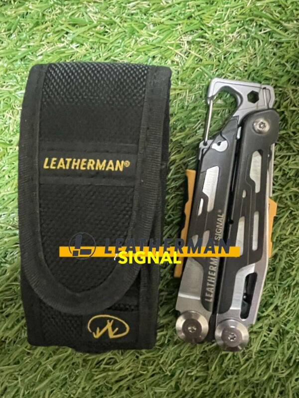 LEATHERMAN SIGNAL Black 専用ナイロン製シース付　レザーマン マルチツール ツールナイフ マルチプライヤー
