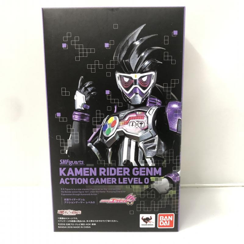 【中古】バンダイ S.H.Figuarts 仮面ライダーゲンム アクションゲーマー レベル0 仮面ライダー エグゼイド 魂ウェブ商店限定[240015218460]