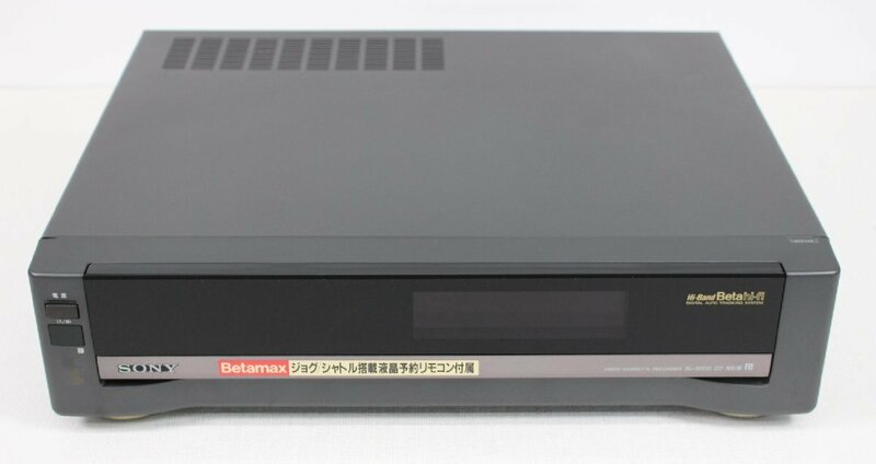 □現状品□ SONY SL-200D Betamax ビデオカセットレコーダー ハイバンド ベータ 1997年製 通電確認のみ　(2761193）　