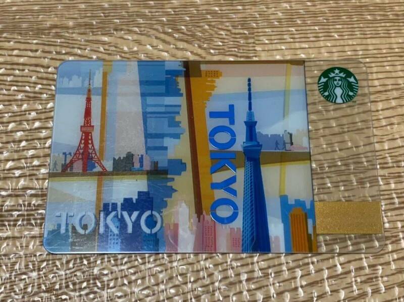 【美品☆希少】スターバックス 東京限定 スタバカードStarbucks スターバックスカード