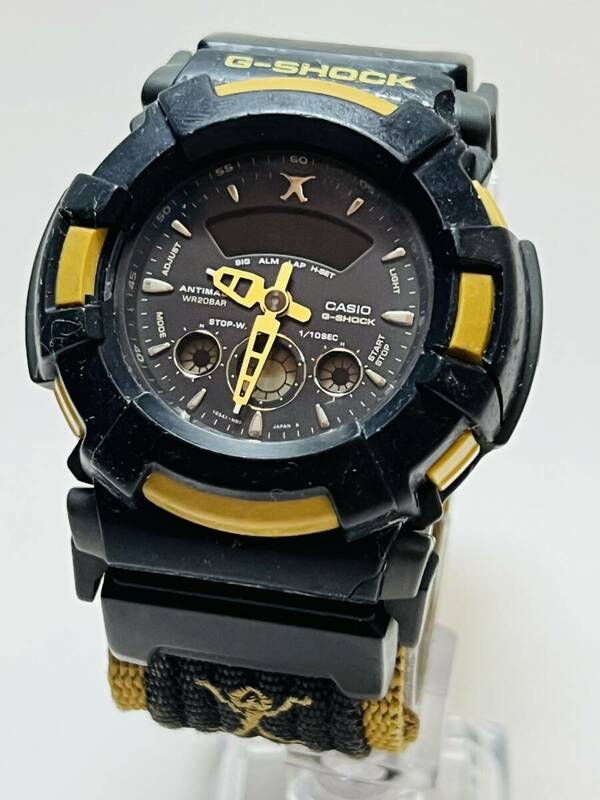 動作未確認　CASIO カシオ G-SHOCK AW-510RX デジアナ 腕時計 ジーショック ベゼルワレ