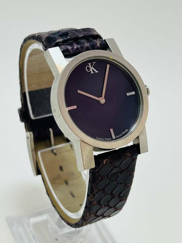 動作未確認　CK Calvin Klein カルバン クライン K7121 クオーツ 2針 腕時計