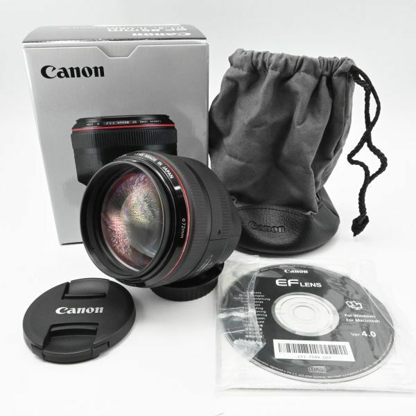 【新品級の極上美品/動作◎】Canon 単焦点レンズ EF85mm F1.2L II USM