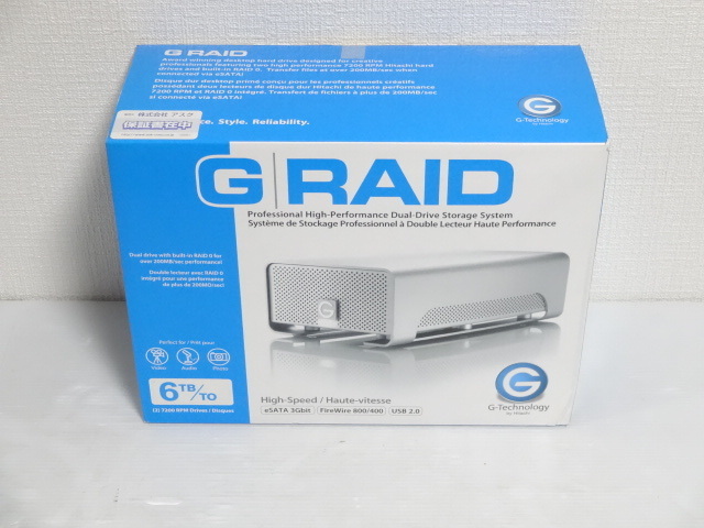 G-Technology G-Raid GEN4 6TB 0G01975 eSATA/FireWire/USB2.0