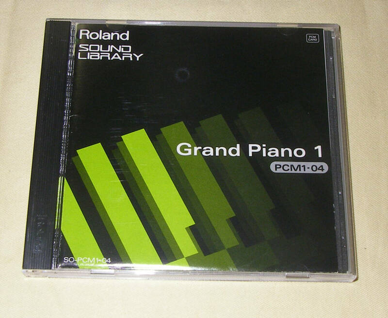 ★Roland SO-PCM1-04 GRAND PIANO 1 ROM CARD SOUND LIBRARY★OK!!★MADE in JAPAN★