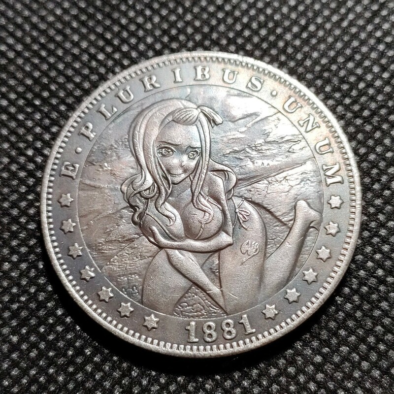 6217　アメリカ古銭　ルンペン　38mm イーグル　チャレンジコイン　コイン　アンティーク　ホーボー