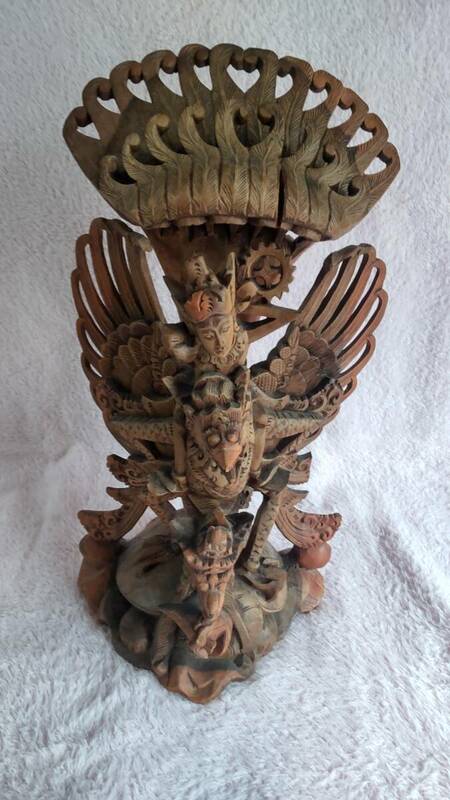 アンティーク 仏像 置物 木製