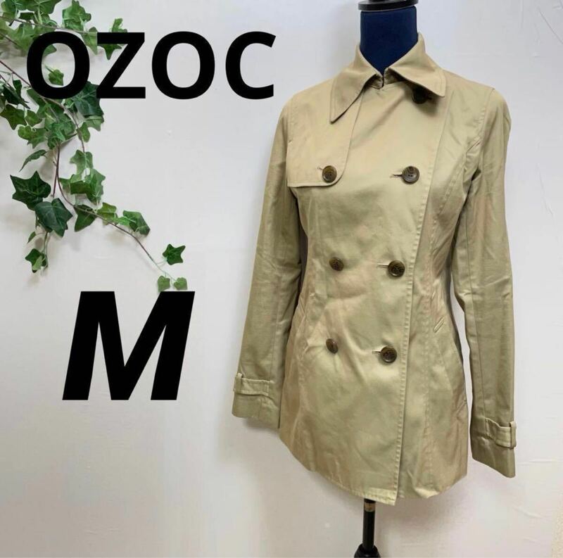 【OZOC】オゾック トレンチコート M 38 ジャケット ベージュ 美品
