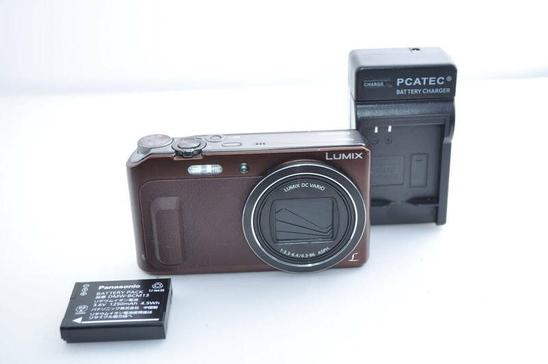 ★実用品★ パナソニック Panasonic ルミックス LUMIX DMC-TZ57 コンパクト デジタルカメラ #1894