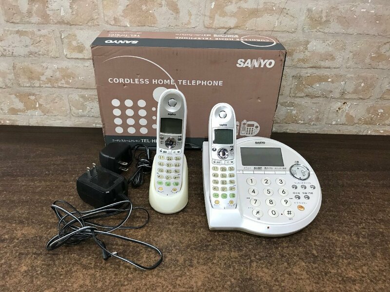 ※ジャンク品※　SANYO TEL-HF8 コードレステレホン 電話機 親機コードレス+子機1台