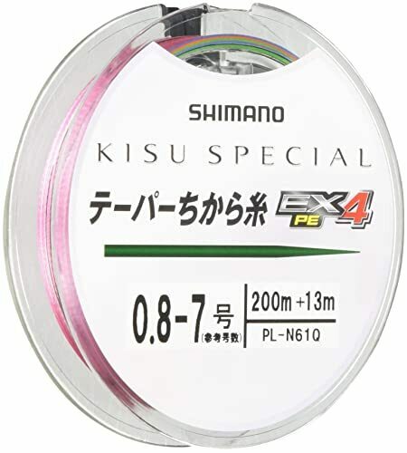 シマノ(SHIMANO) ライン キススペシャル EX4 PE テーパー 213m 0.8号 PL-N61Q 釣り糸