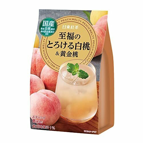 三井農林 日東紅茶 至福のとろける白桃&黄金桃 8本×3個