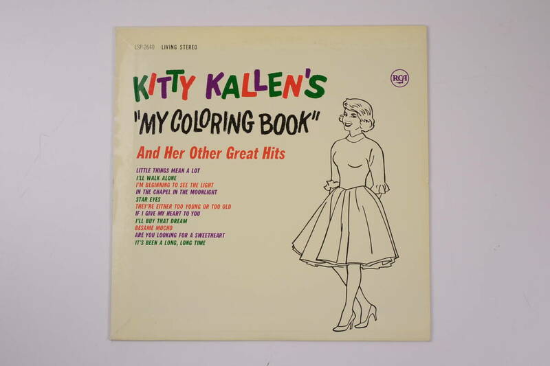 KITTY KALLEN`S `MY COLORING BOOK` And Her Other Great Hits RCA LPS-2640