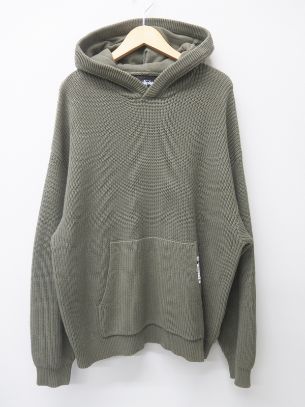 STUSSY ステューシー 117138 22AW Cotton Knit Hood パーカー