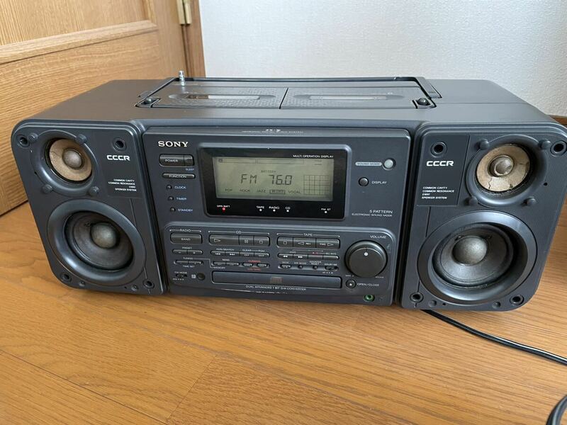 SONY(ソニー)CD大型ラジカセ ソナホークZS-5(ジャンク)
