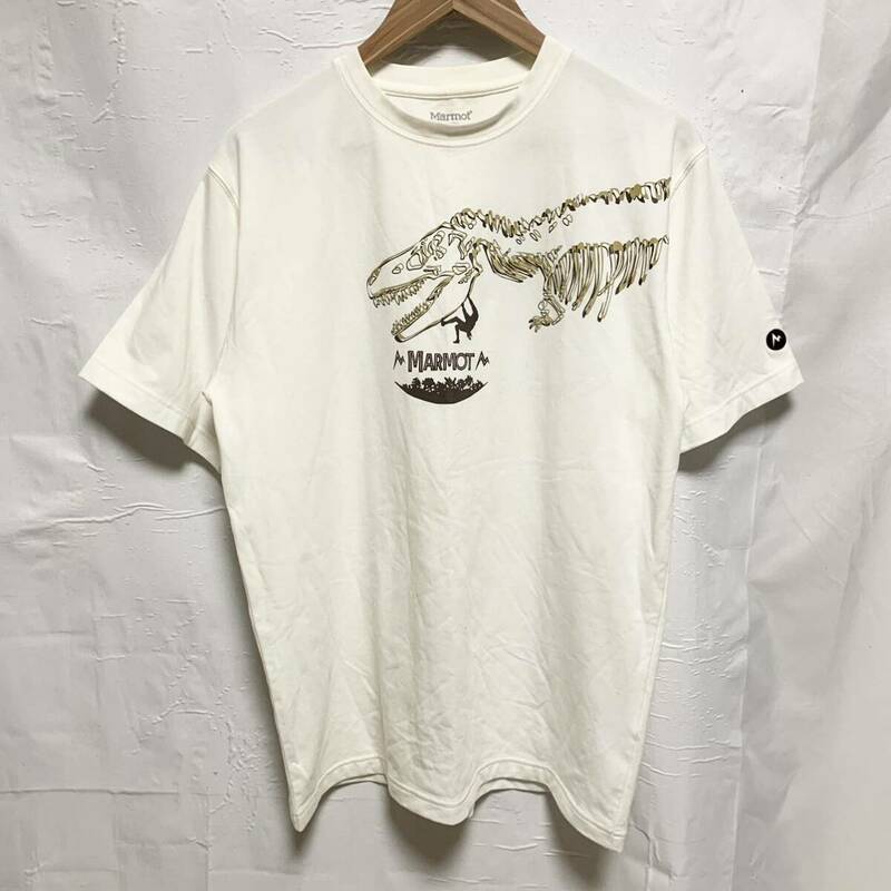 Marmot マーモット Tシャツ XL アウトドア 登山 恐竜 TREX
