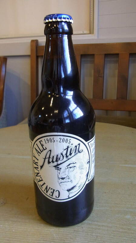 AUSTIN HEALEY　SPRITE　AUSTIN　CENTENARY ALE　オースチン１００周年　記念ビール　MINI COOPER 