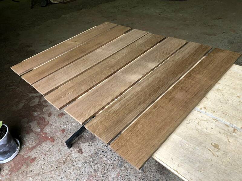 送料無料！【U10A】チーク 708×115×10㎜ 7枚セット 薄板 乾燥材 木工 DIY 材木 天然木 無垢材《銘木すずめや》