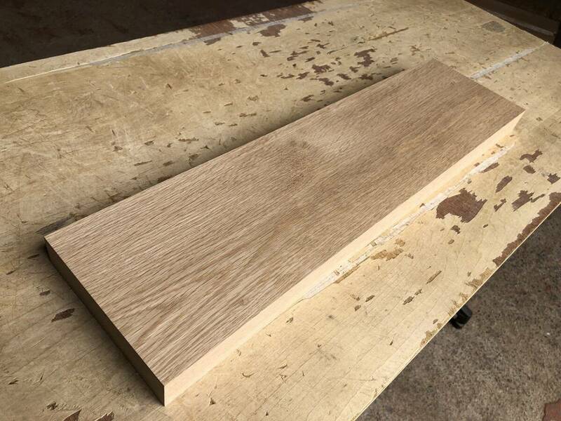 送料無料！【U28A】楢 617×160×35㎜ ナラ 板材 乾燥材 木工 DIY 材木 天然木 無垢材《銘木すずめや》