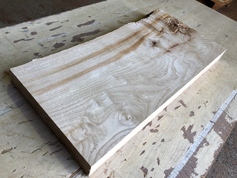 送料無料！【S25A】栗 515×～275×41㎜ 乾燥材 木工 DIY 材木 天然木 無垢材《銘木すずめや》