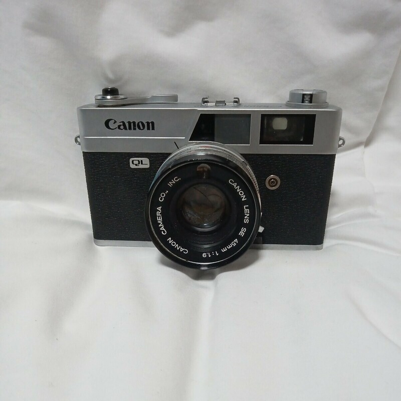 ◆CANON キャノン Canonet QL19 CANON LENS SE 45mm F1.9 フィルムカメラ ジャンク◆
